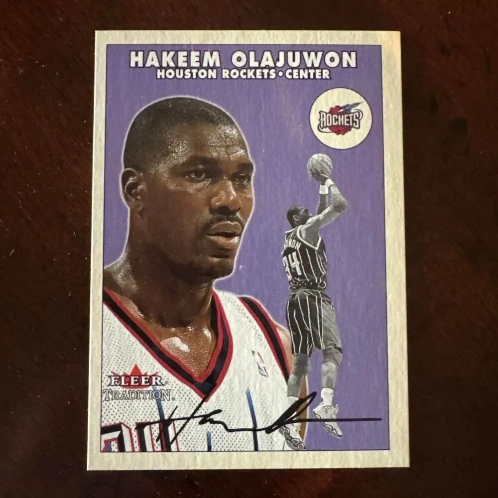 2000-01 Hakeem Olajuwon Fleer Tradition